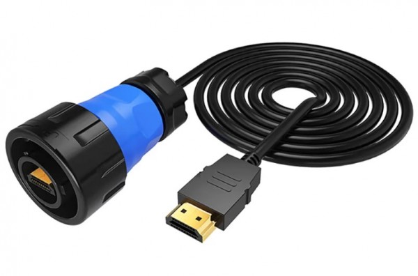 HDMI Kabel an Kabelanschluss