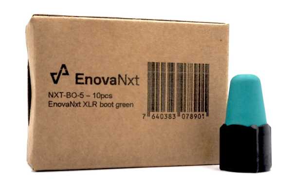 Boot green for XLRs, 10 pieces