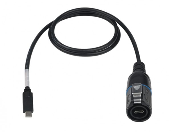 Wasserfestes und staubgeschütztes USB C Kabel, USB 3.1 Gen1 für max. 5 Gbit/s
