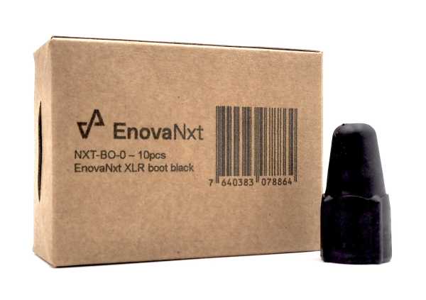 Boot black for XLRs, 10 pieces