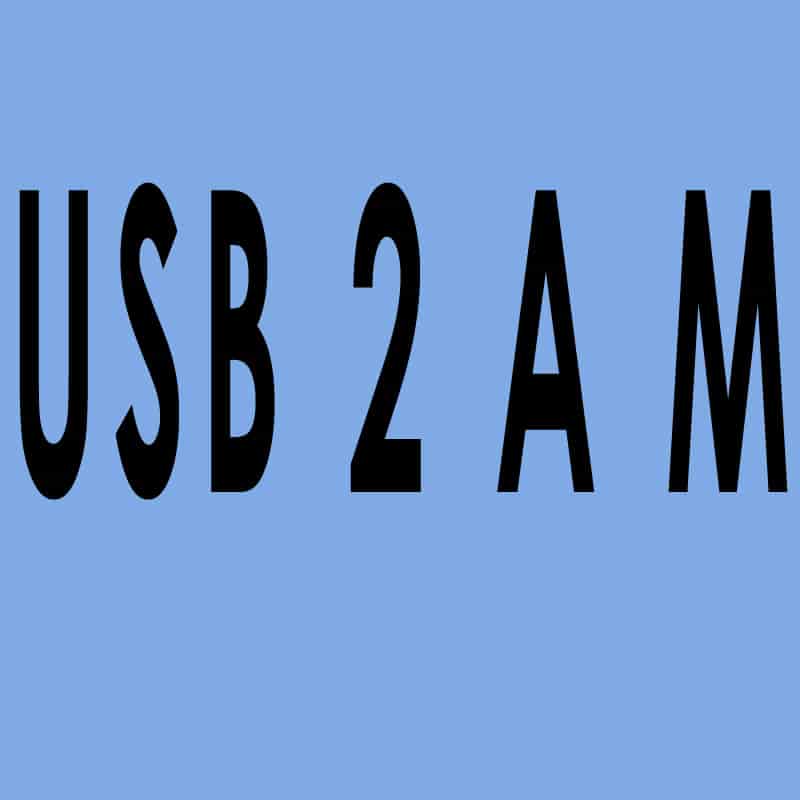 USB 2.0 Typ A male