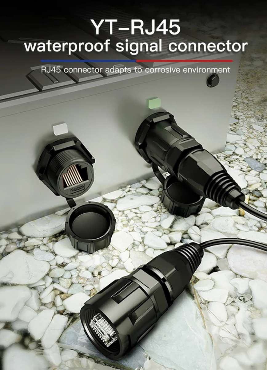 YT-RJ45 Cable Connectors - Plastic Signal Connectors
