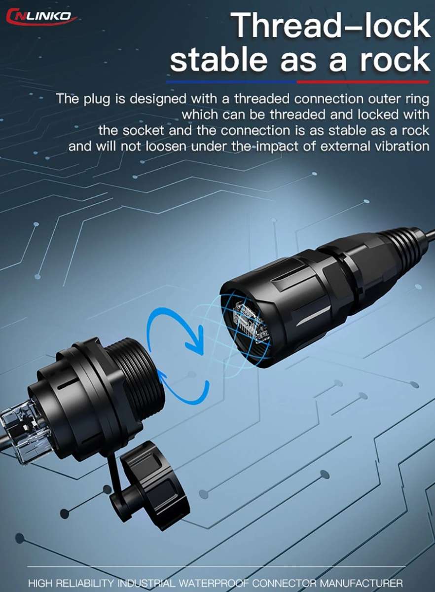 YT-RJ45 Cable Connectors - Plastic Signal Connectors