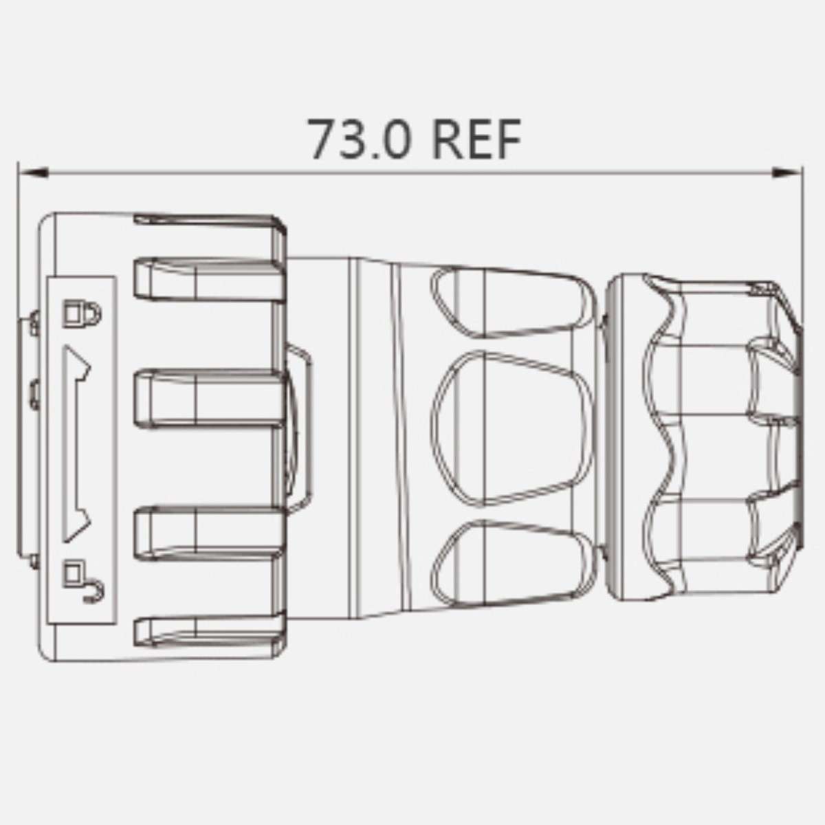 rj45 cable connectors IP68 - waterproof and dustproof industrial connector