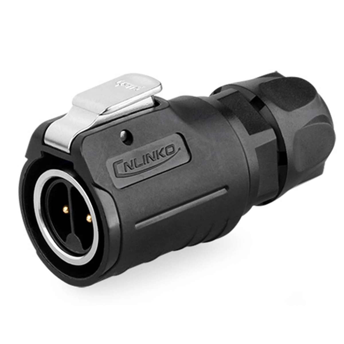 CNLINKO LP-16-Serie Power Kabelstecker 2 polig, Rundsteckverbinder max ...