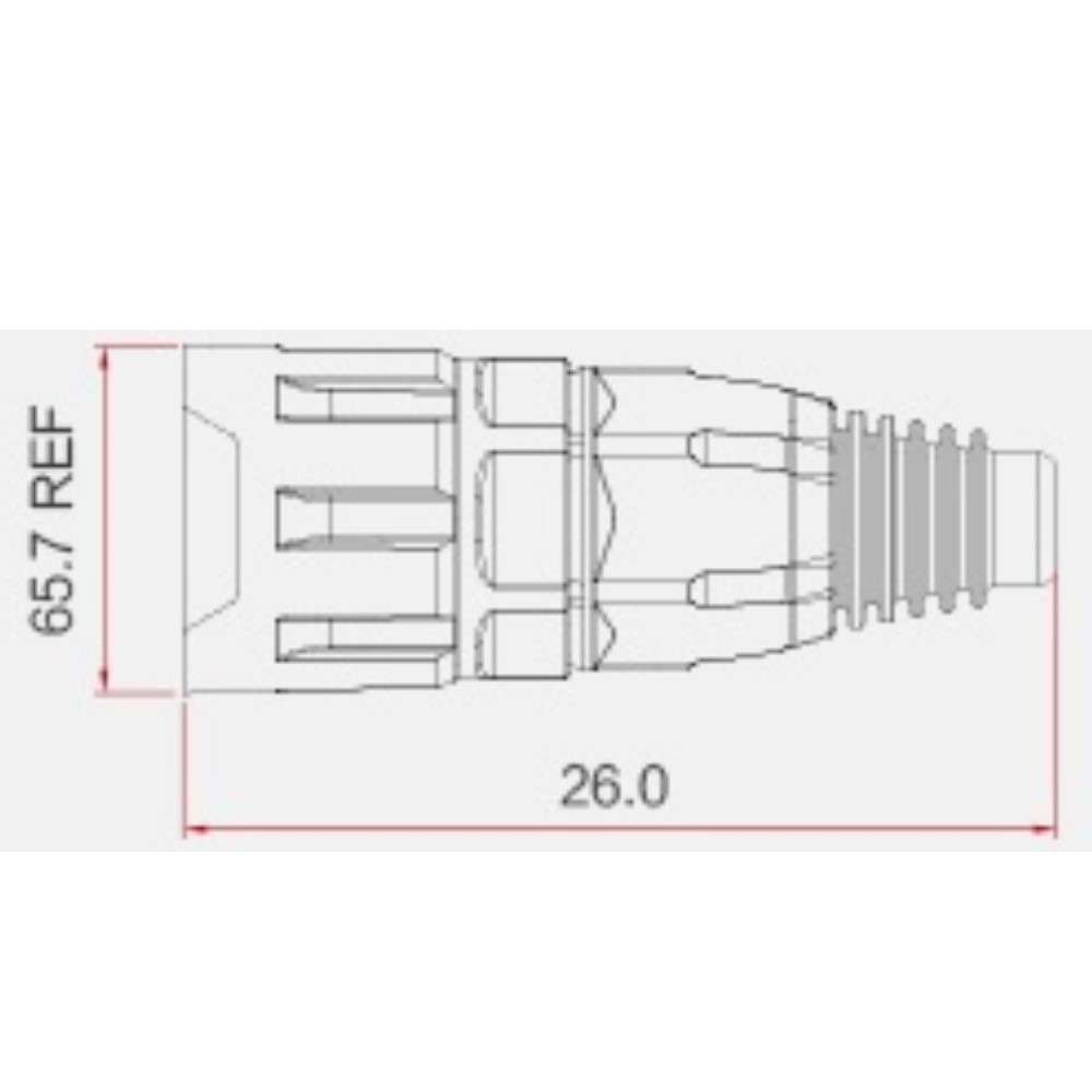 YT-RJ45 Cable Connectors - Plastic Signal Connectors