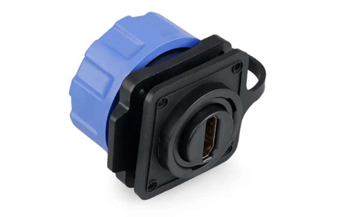hdmi panel mount connector