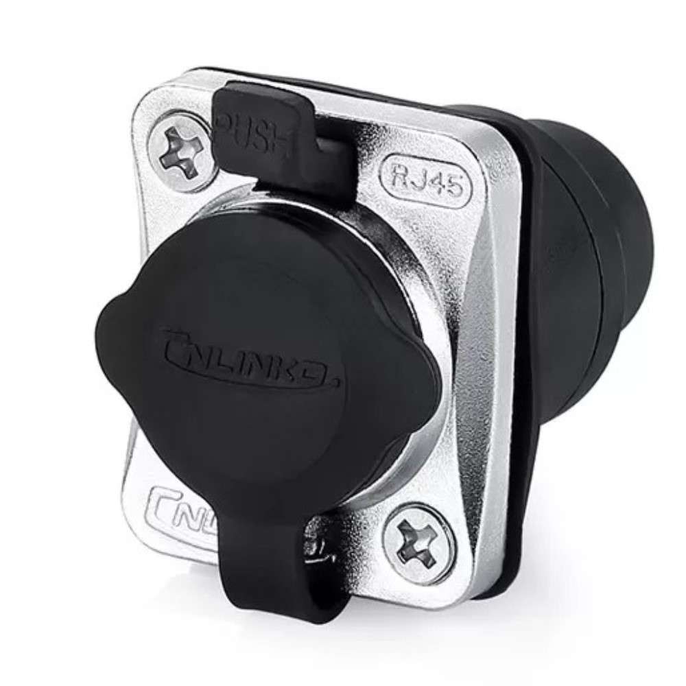 YT-RJ45 Receptacle Feedthrough IP65 - Ethernet Chassis Connector feedthrough