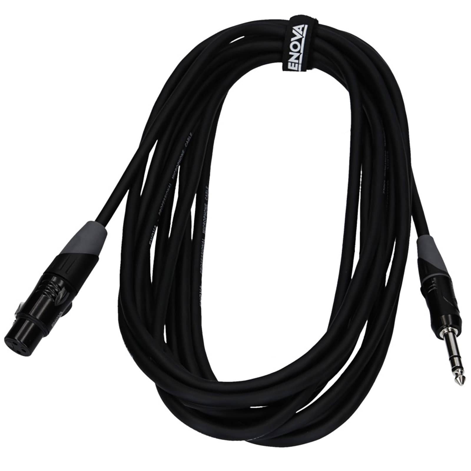 ENOVA XLR Jack Audio Cable XLFPLM3-Serie - 5 m XLR female to 3-pin jack