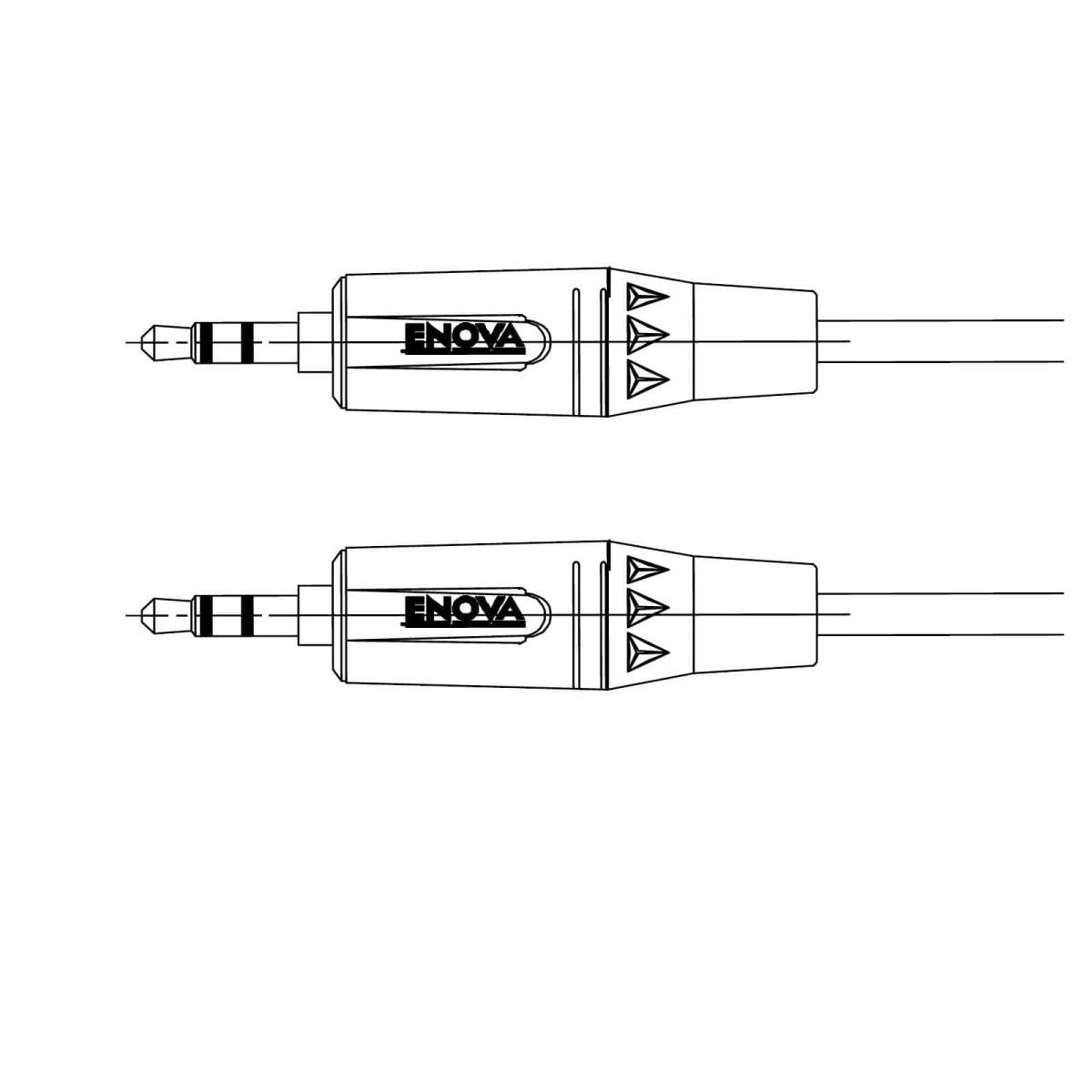 2 m Mini-Klinkenkabel 3.5 mm 3 pol stereo
